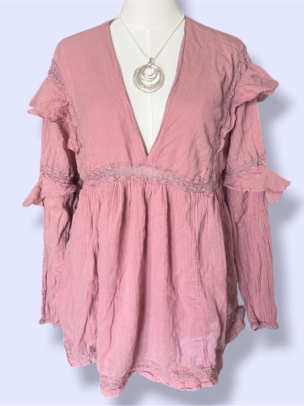 Free People Seashell Romper 💕🩷